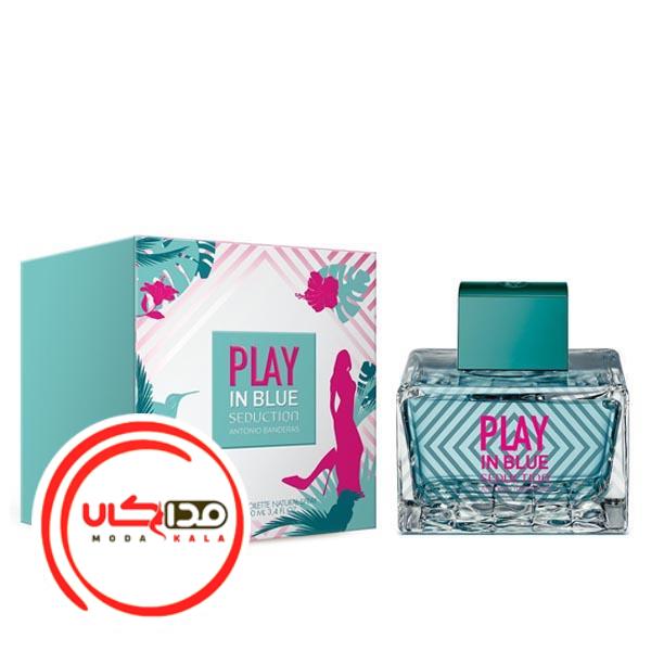 عطر ادکلن آنتونیو باندراس پلی این بلو سداکشن زنانه | Antonio Banderas Play In Blue Seduction For Women