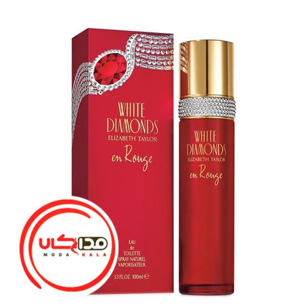 عطر ادکلن الیزابت تیلور وایت دیاموندز ان رژ | Elizabeth Taylor White Diamonds en Rouge